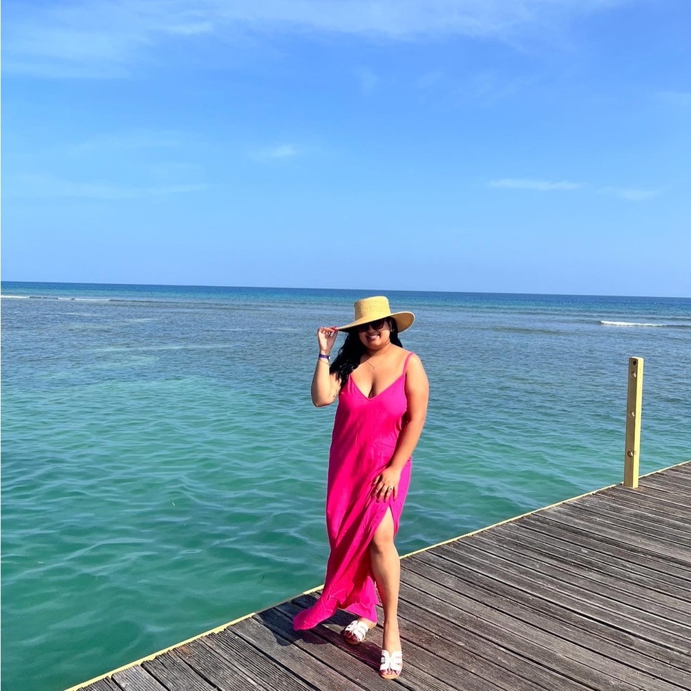 Long Pink dress